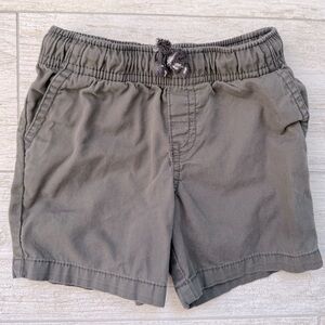 Charcoal gray Elastic Shorts